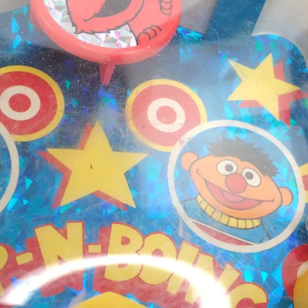 Vintage Tyco Sesame Street Bop-N-Boing Plastic Pinball Game 1998